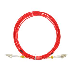 Wholesale LC Duplex LSZH Fiber Patch Cord Red Color OM2 50/125nm from china suppliers