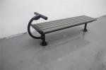 Outdoor Recycled Plastic Backless Bench For Playground Sit Up Workout