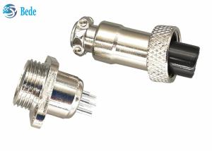 Wholesale Zinc Alloy 7 Pin Gx12 Aviation Connector With Square Flange Male And Female Sets from china suppliers