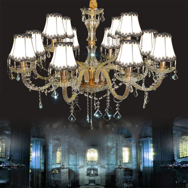 Cheap chandeliers for sale with Lamshade for Dining room Kitchen Lighting (WH-CY