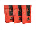 Block bottom bag, stand up pouch with flat bottom for food packaging