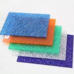 100% Bayer UV Embossed Solid Polycarbonate Sheet Outdoor Crystal Polycarbonate