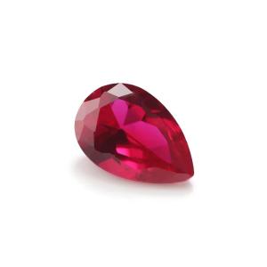 Wholesale Vintage Style Ruby Moissanite Synthetic Corundum Pear Shape 2x3mm To 10x14mm Loose Gemstone For Jewelry Making from china suppliers