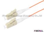 Communication Fiber Optic Pigtail Multimode 0.9mm Cable With LC Beige Connector