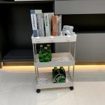 Washable Thickened Narrow Storage Cart For Food Sundries Sturdy Durable