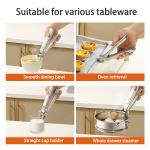 Hot Plate Gripper Clips Kitchen Tongs Bowl Dish Pan Clip Anti-scalding Stainless