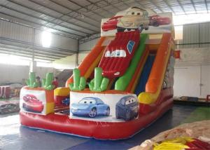 Wholesale PVC Tarpaulin Commercial Inflatable Slide, Car Shape Inflatable Colorful Slide from china suppliers
