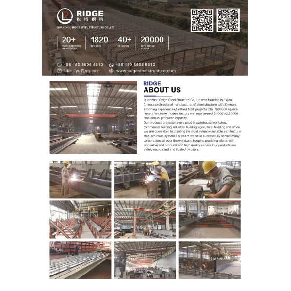 Modern Metal Steel Structure Prefab Workshop Warehouse Factory Steel Frame Warehouse Shed Building