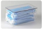 21.5cm PMMA Household Storage Bins Extra Large Plastic Storage Containers With