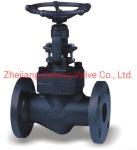 Outside Screw Stem Position Forged Steel Flanged Globe Valve J41H-150LB for