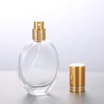 Screw Mouth Perfume Bottle, Oval Glass, Empty Bottle, Spray, Perfume, Cosmetics
