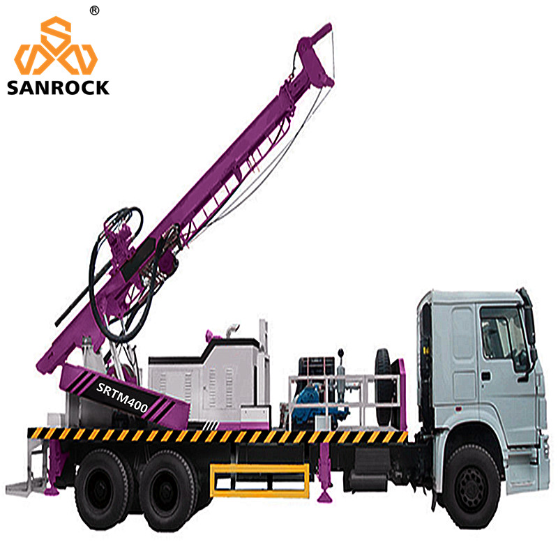 Hydraulic Truck Mounted Water Well Drilling Rig 300m Deep Water Drilling Rigs