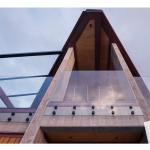 Glass Fence Balustrade For Balcony Porch Swimming Pool Aluminum Fence Handrail