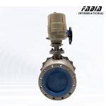 Large Size 20 Inch Two Pieces Ball Valve High Temperature High Pressure