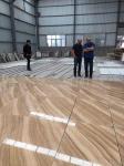 Golden yellow wooden grain marble natural marble tile and slab