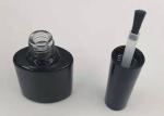 7.5ml Square Clear Glass Cosmetic Bottles For Nail Polish