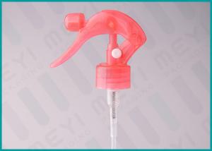 China Red Trigger Spray Pump , 24/410 Water Hand Trigger Sprayer For Cosmetic Bottles on sale