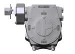 Ip67 Partial Turn NBR Sealing Ball Valve Gearbox