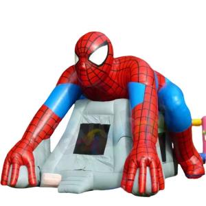 Wholesale BOYS Commercial Inflatable Spiderman Bouncy Castle with Slide and Vinyl Air Bounce from china suppliers