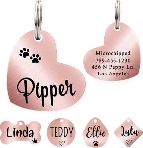 Wholesale Personalized Custom Stainless Steel Dog Tags Sublimation Rustproof from china suppliers