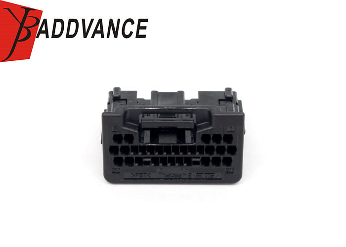 Automotive TE Connectivity PBT Electrical Female 30 Pin Connector Housing