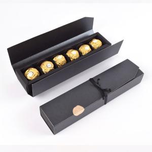 Wholesale Recycled Kraft Paper Packaging Box OEM Chocolate Truffles Gift Box from china suppliers