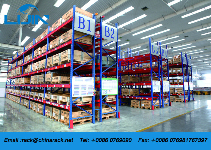 Selective Color Heavy Duty Storage Racks System Q235 Steel Material