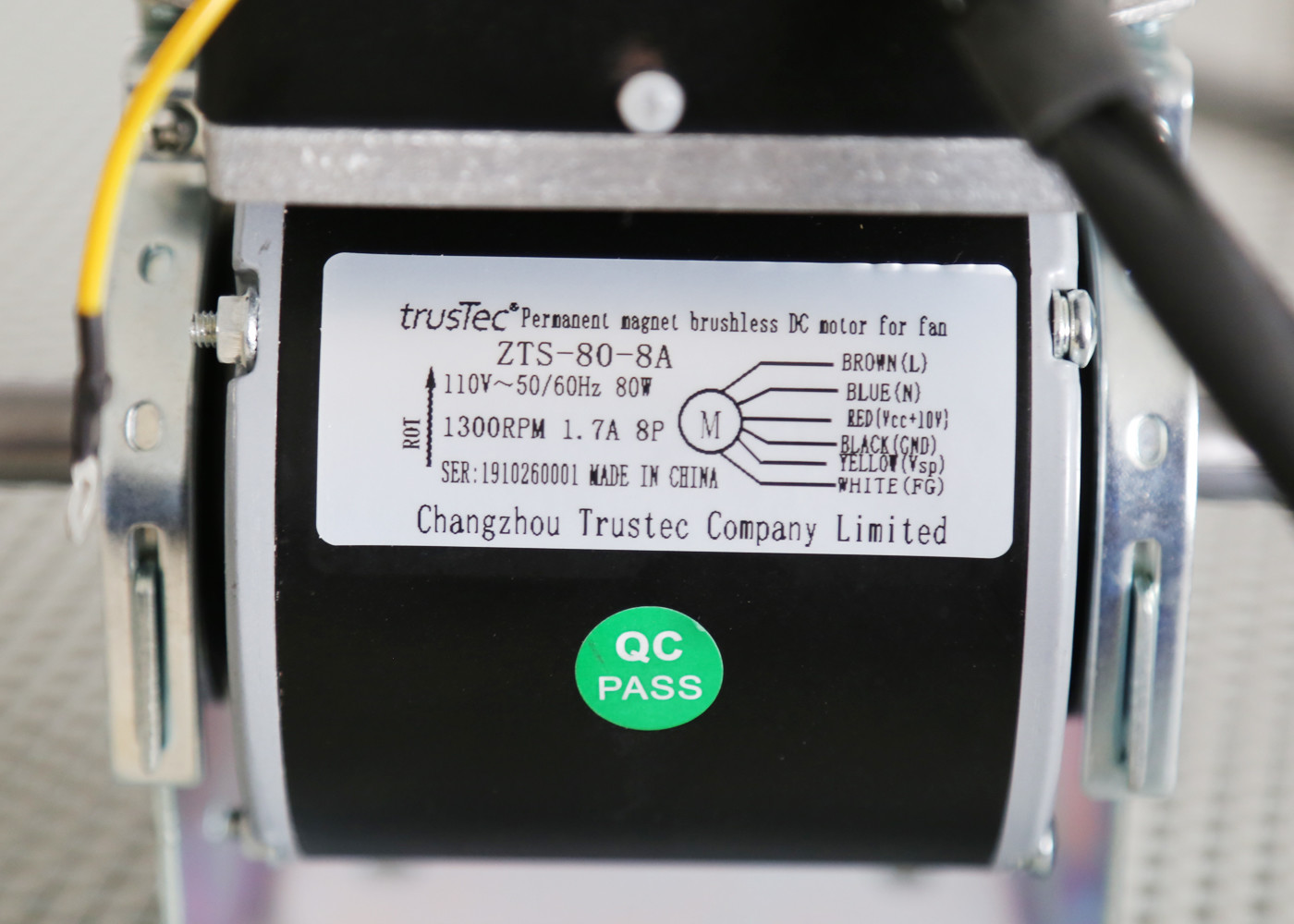 Air Conditioner FCU BLDC Motor - Double Shaft 300~1500 RPM - 30~180W