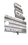 Split Barrel Kurimoto 125 Twin Screw Extruder Machine Parts Corrosion 316L