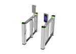 RS485 Aluminum Alloy 0.4S Acrylic Flap pedestrian barrier gate
