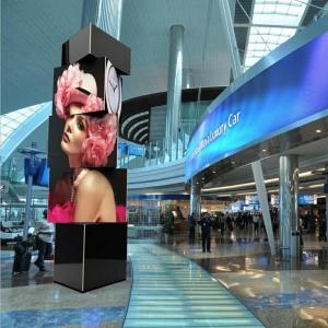 Wholesale Square 2.5mm indoor LED Video Walls , Large Advertising LED Cube Display SMD2121 from china suppliers