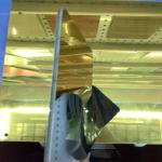 High Gloss Mirror Aluminum Panel 4050mm Length 6mm Silver PE Coating