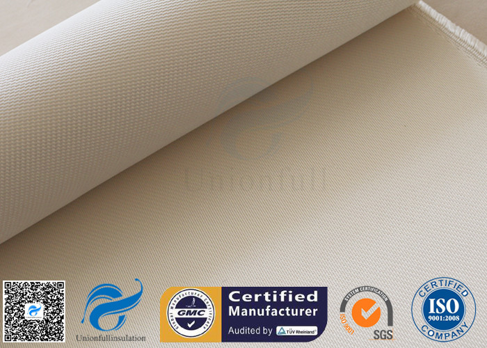 1.3MM White High Silica Fabric Heavy Duty 1200℃ 36OZ Durable Fire Blanket Cloth