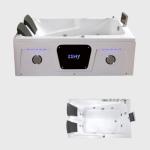 Alkali Free Fiberglass Custom Freestanding Bathtub Whirlpool Bubble Air Massage