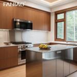 New Industrial Design Stainless Steel 304 Kitchen Cabinets Island With Sink And
