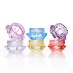 3g/5g Diamond-Shaped Plastic Cosmetic Jars Cream Box For Cream Bottle Trial