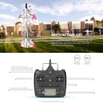 Metal RC Plane Six-channel Aircraft Model for Beginners Rechargeable Outdoor Toy
