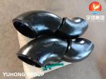 Carbon Steel Forged Steel Fittings ASTM A234 WPB-S LR 45 / 90 Degree Bend