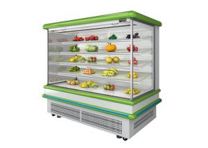 Wholesale Upright Vegetable Multideck Display Fridge Single Temperature Fan Cooling from china suppliers