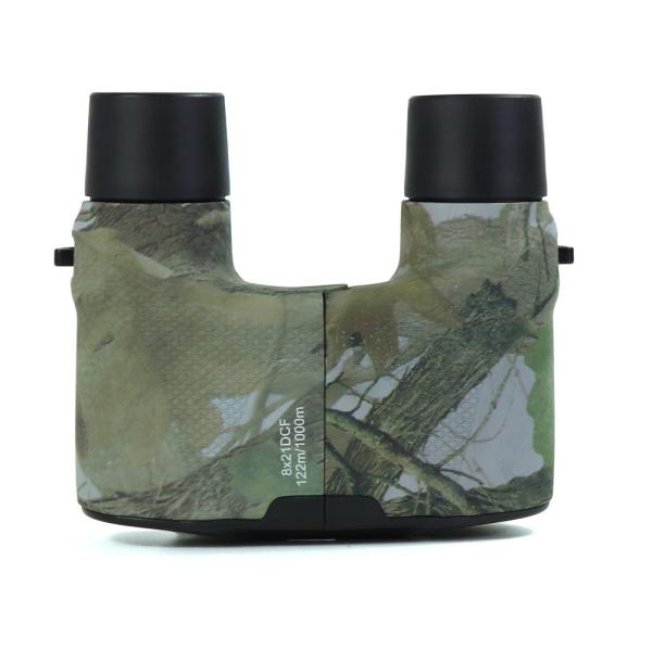 8x21 Children's Compact Toy Camo Binoculars with High Resolution Optics for Boys