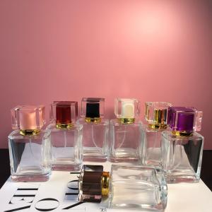 Wholesale Square Transparent Perfume Spray Bottle Glass 30ml 50ML 500pcs from china suppliers