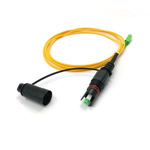 Wholesale Waterproof Mini SC/APC To SC/APC FTTH Fiber Optic Patch Leads from china suppliers