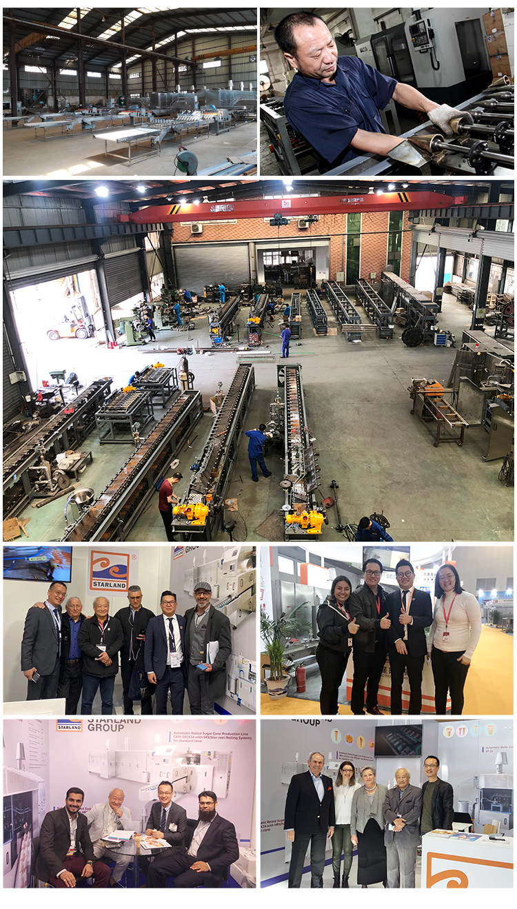 Multifunctional Candy Cone Cone Machine With After Sales Service,Fully Automatic 33 5m Long Cast Iron Baking Templates.