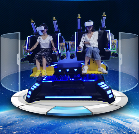 Vibrated Seats Virtual Reality Arcade Machine 7d Cinema With 3D Glasses