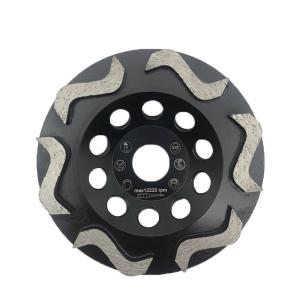 Wholesale 5&quot; 7&quot; Concrete Diamond Tools S Type Angle Grinder Polishing Wheel from china suppliers