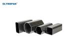 Smooth Automobile Carbon Fiber Parts Black OEM