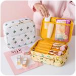 Large Capacity Cute Cartoon Waterproof Polyester Makeup Organizer Bag