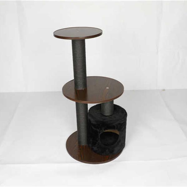 Mildew Proof Cat Climbing Frame Double Jump Platform Sword Hemp Rope Pillar Wear
