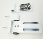 White Upvc Door Hinges , Composite Door Adjustable Hinges Power Coated