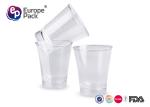 Round Shape Dessert Disposable Clear Plastic Cups 35G 300ml 10Oz